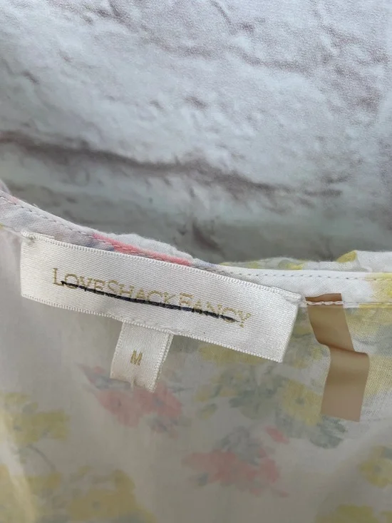 LoveShackFancy Frista Sherbert Sunrise Cotton Floral Mini Dress Size M - Picture 4 of 9